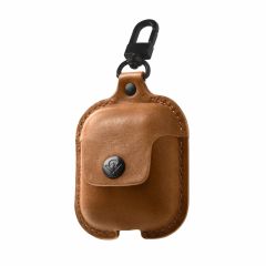 Twelve South AirSnap Leather Case for AirPods - Cognac