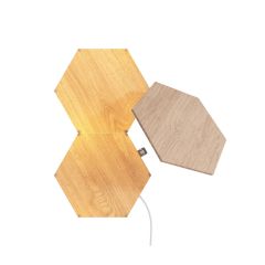 Nanoleaf Elements Wood Look Hexagons Expansion Kit - 3 Pack