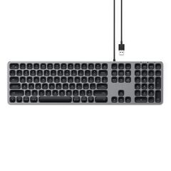 Satechi Aluminium Wired Keyboard For Mac - Space Grey